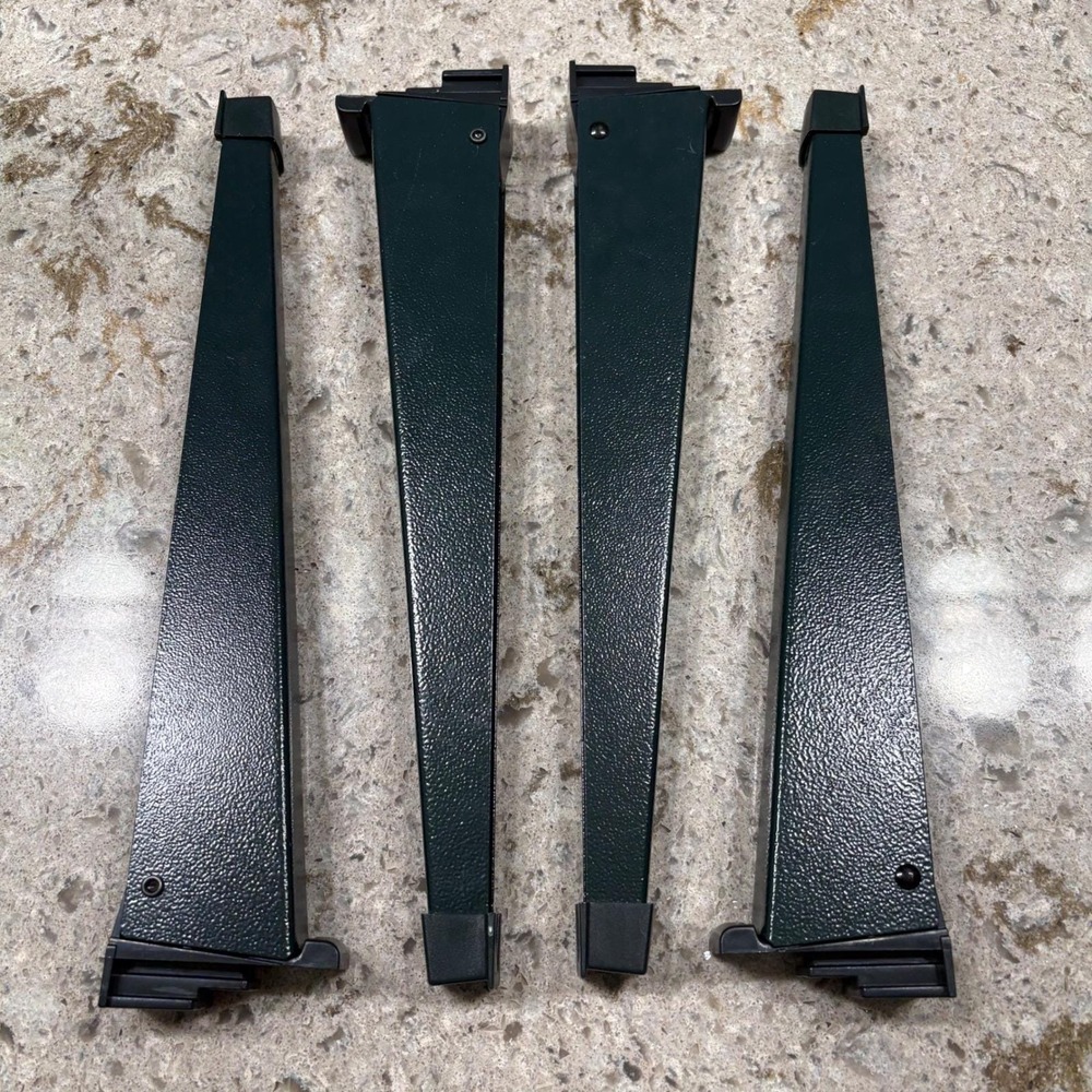 Dark Green Metal Christmas Tree Stand Legs Set of‎ 4 (LEGS ONLY)